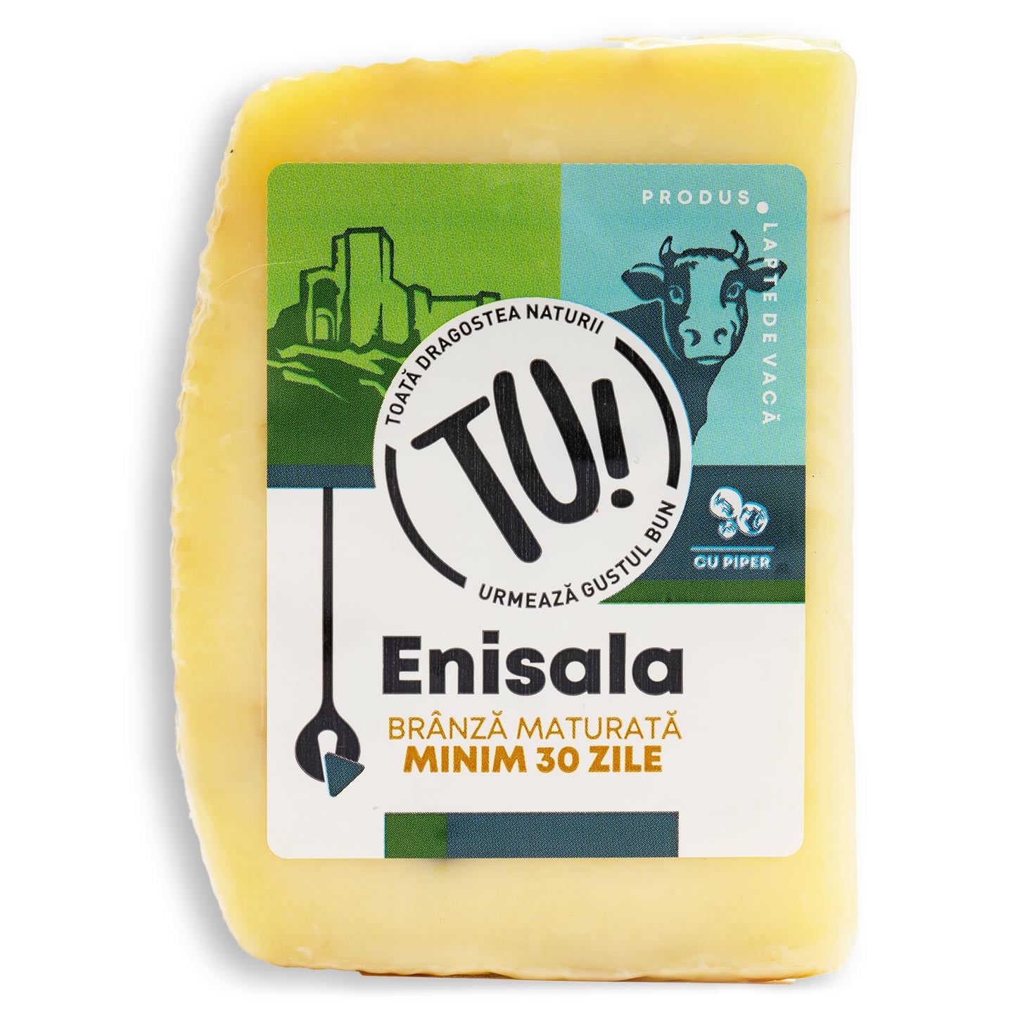 Brânză maturată cu piper Enisala per 100g