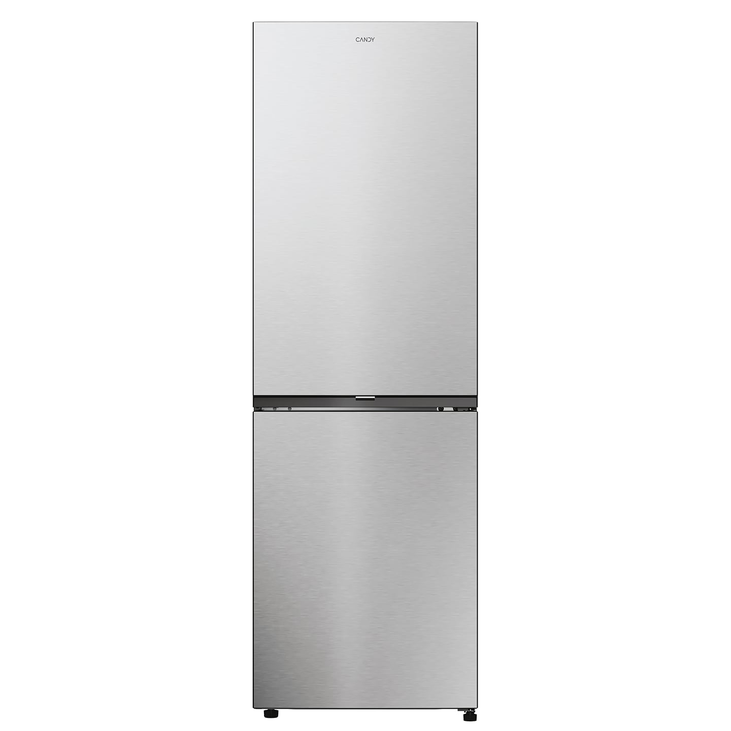 Combină frigorifică Candy ECN2CQTEX186, 355 litri, Clasa E, Wi-Fi, argintiu