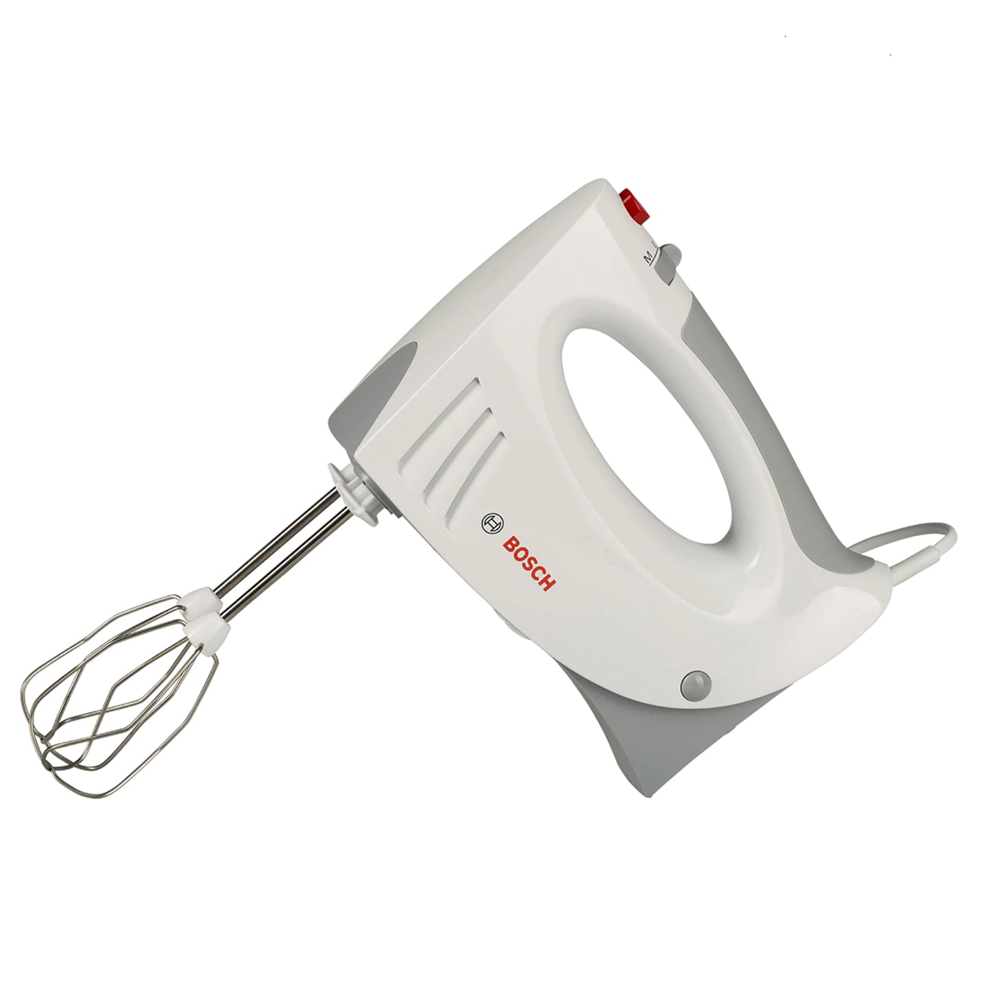 Mixer de mână Bosch MFQ3540, 450 W, 5 viteze, alb/gri