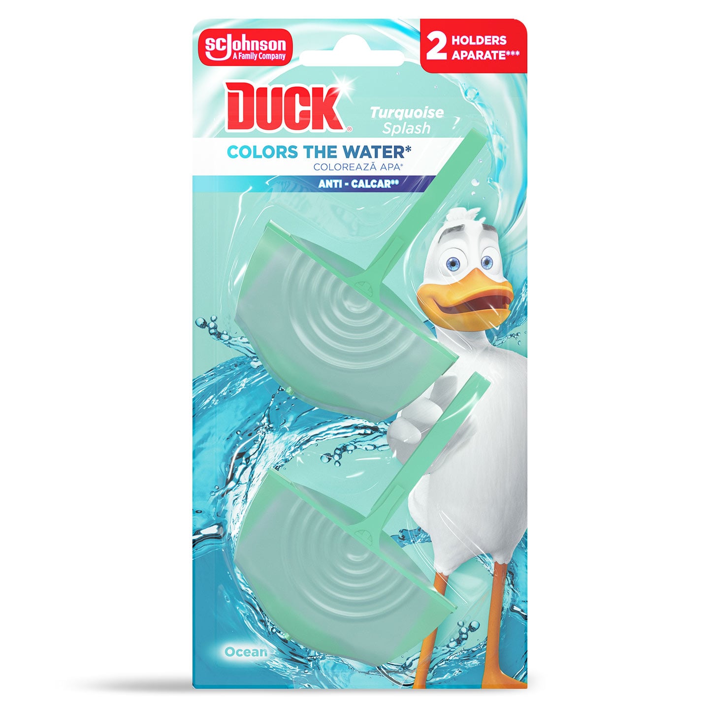 Odorizant toaletă, Duck Anitra, 2x36 g