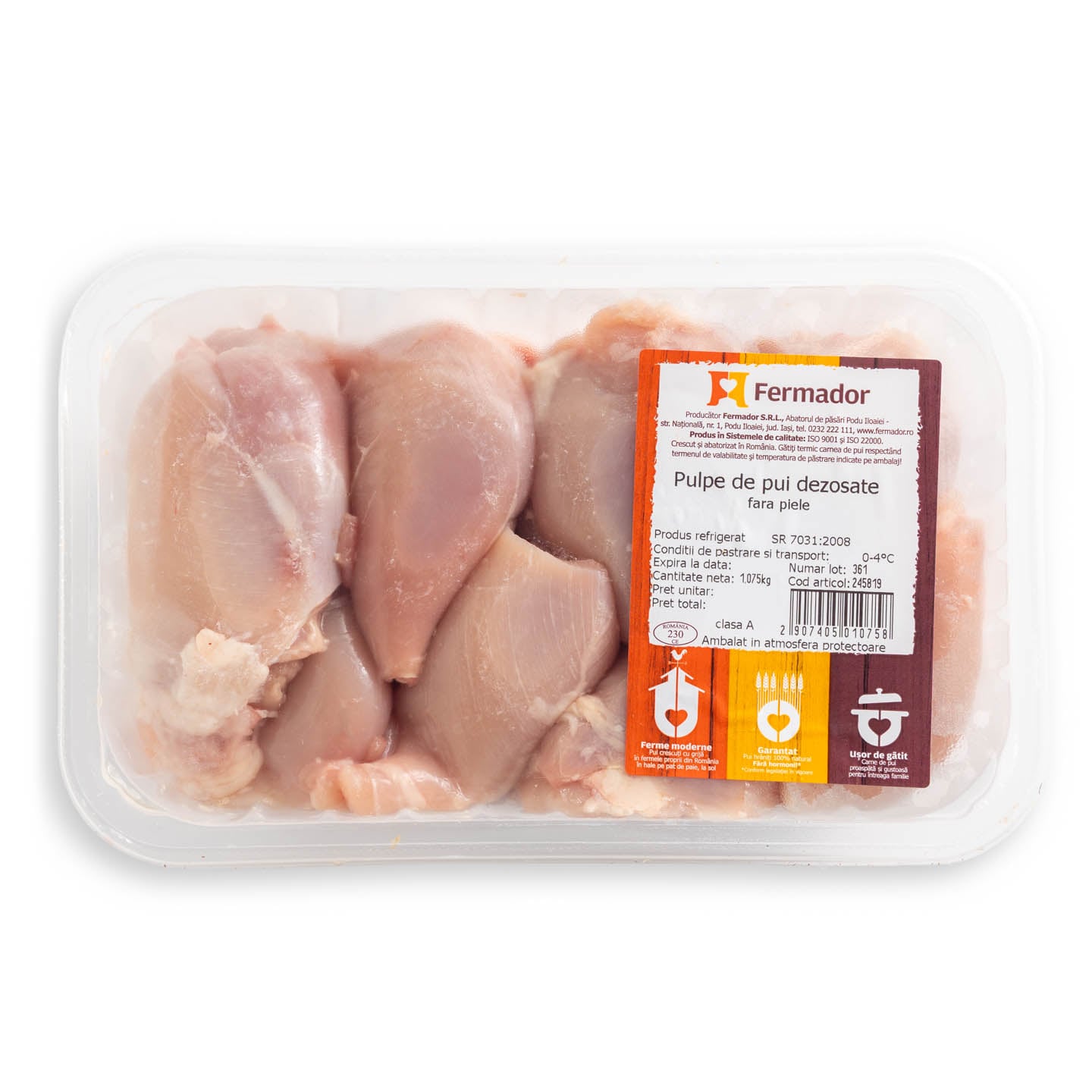 Pulpe dezosate de pui Fermador per 100g