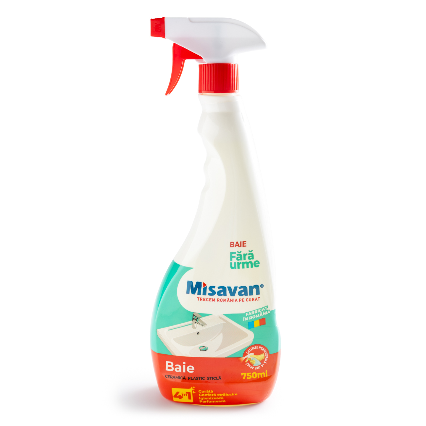 Soluție curățare baie Misavan 4in1 750ml