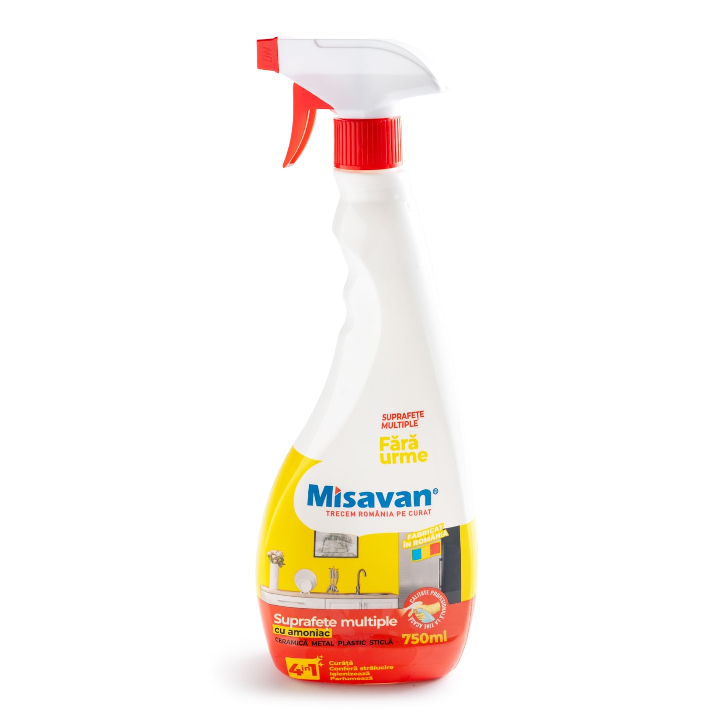Soluție curățare multisuprafețe / bucătărie Misavan 750ml