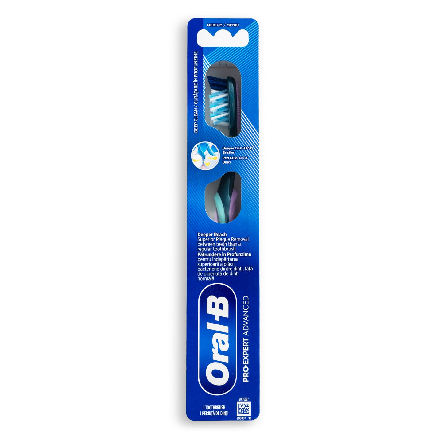 Periută manuală Pro-Expert, peri de duritate medie, Oral-B 1buc.