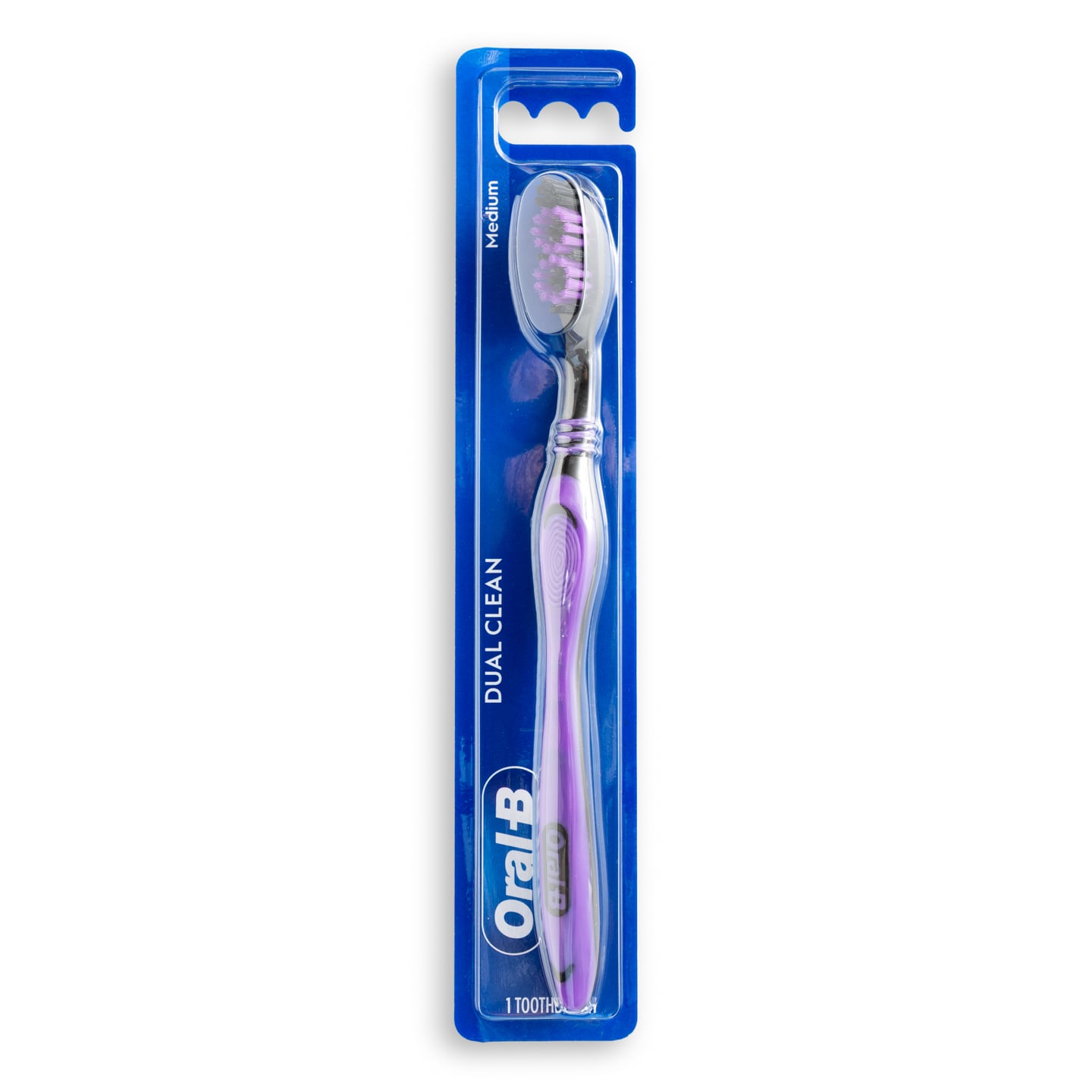 Periuță de dinți dual clean Oral-B peri cu duritate medie 1 buc.