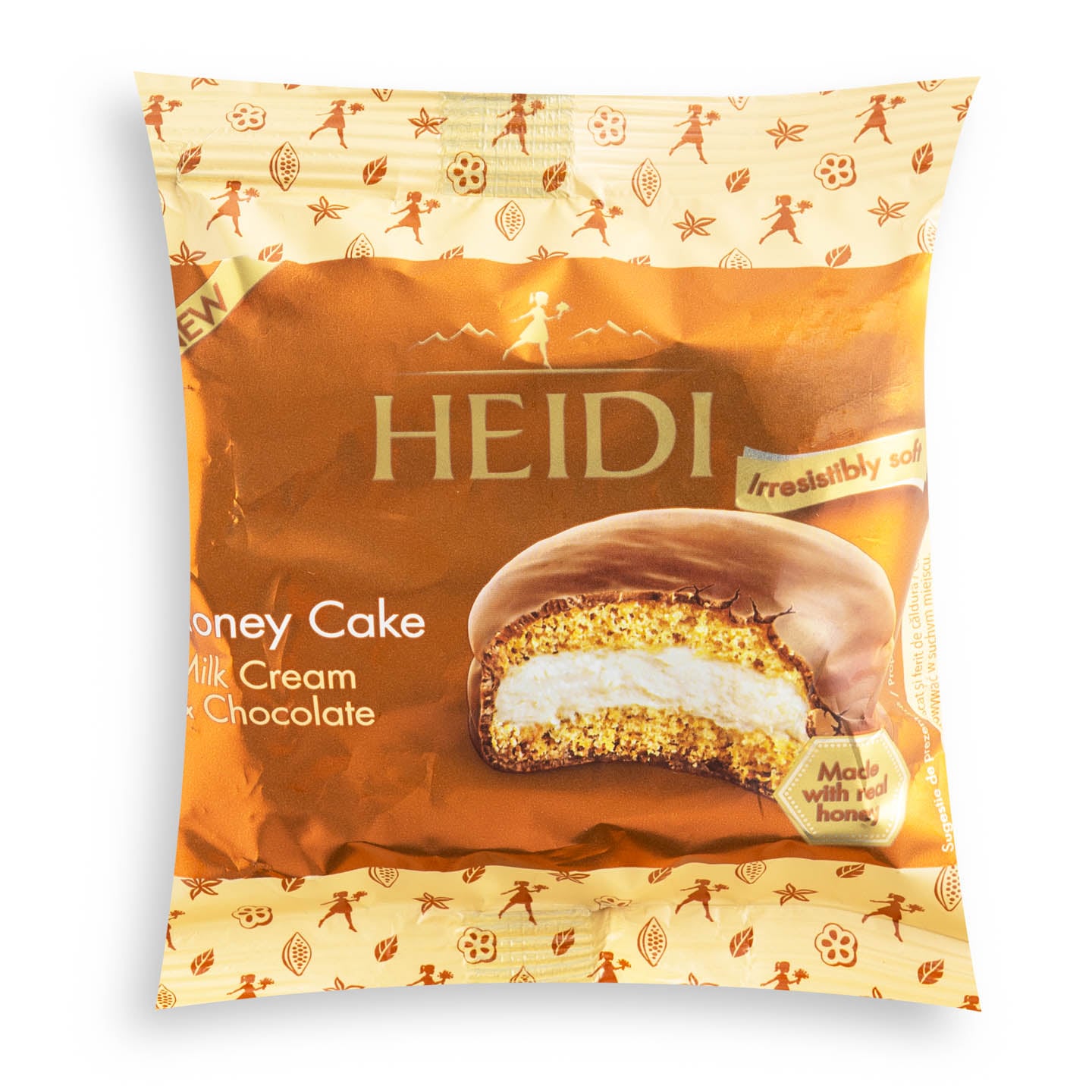  Prăjitură cu ciocolată și cremă de lapte / ciocolată Heidi 40g