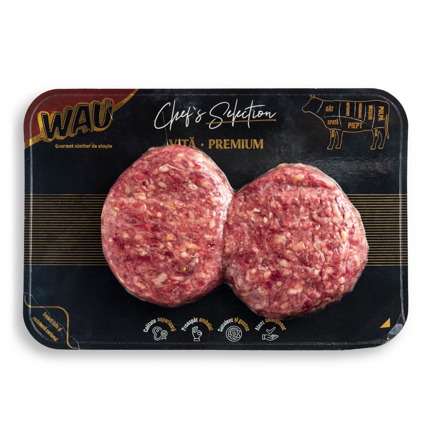 Burger de vită Wau 260g