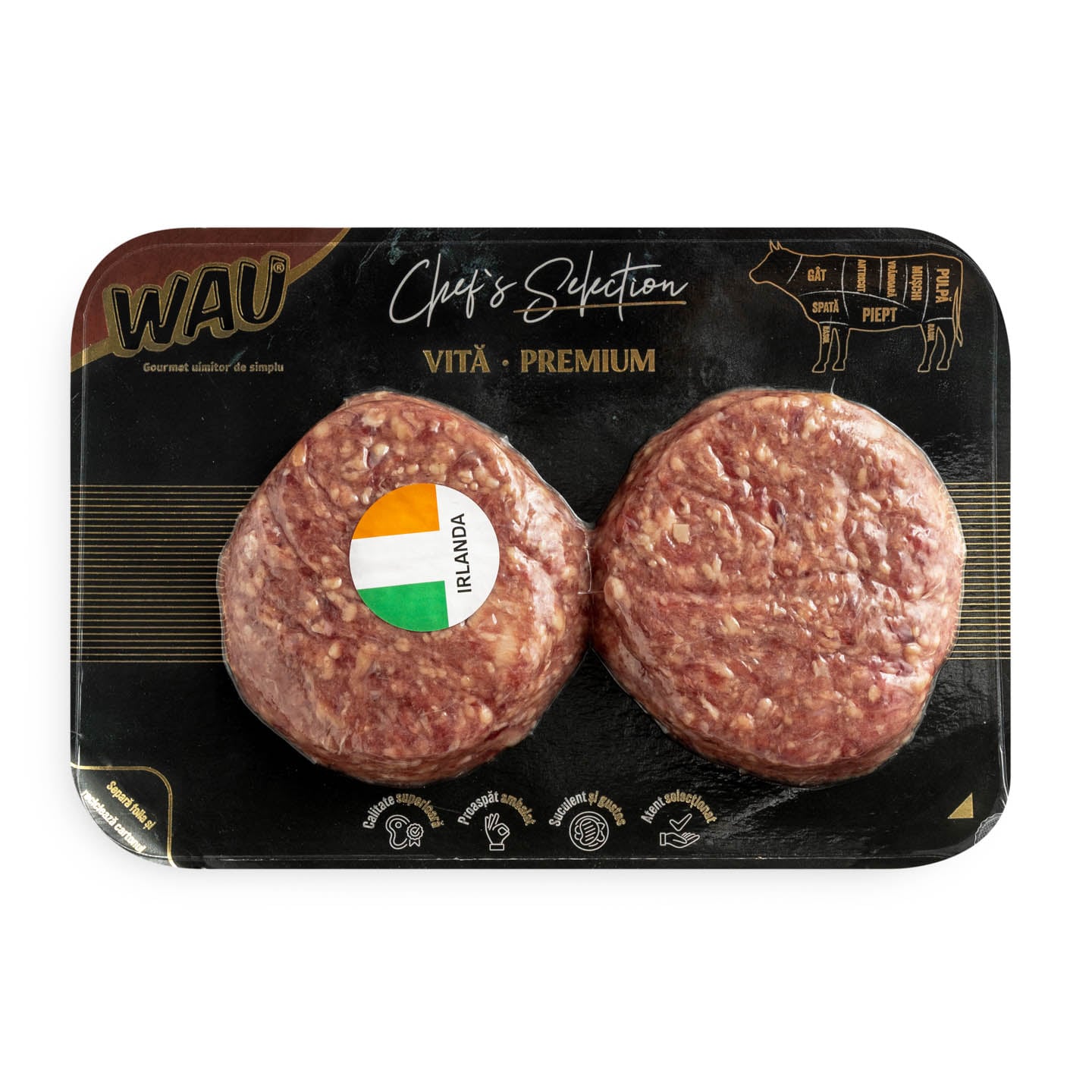 Hamburger Irish Angus 2x130g