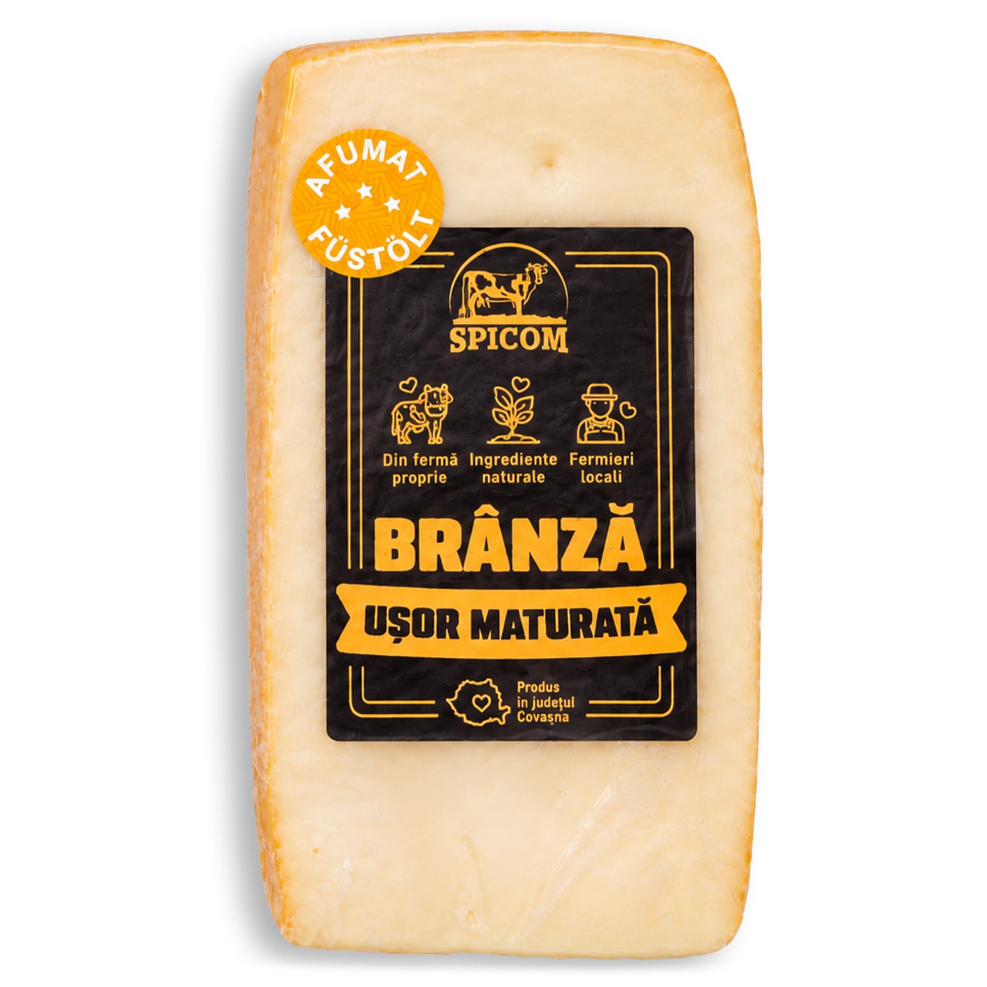 Brânză maturată afumată Spicom per 100g