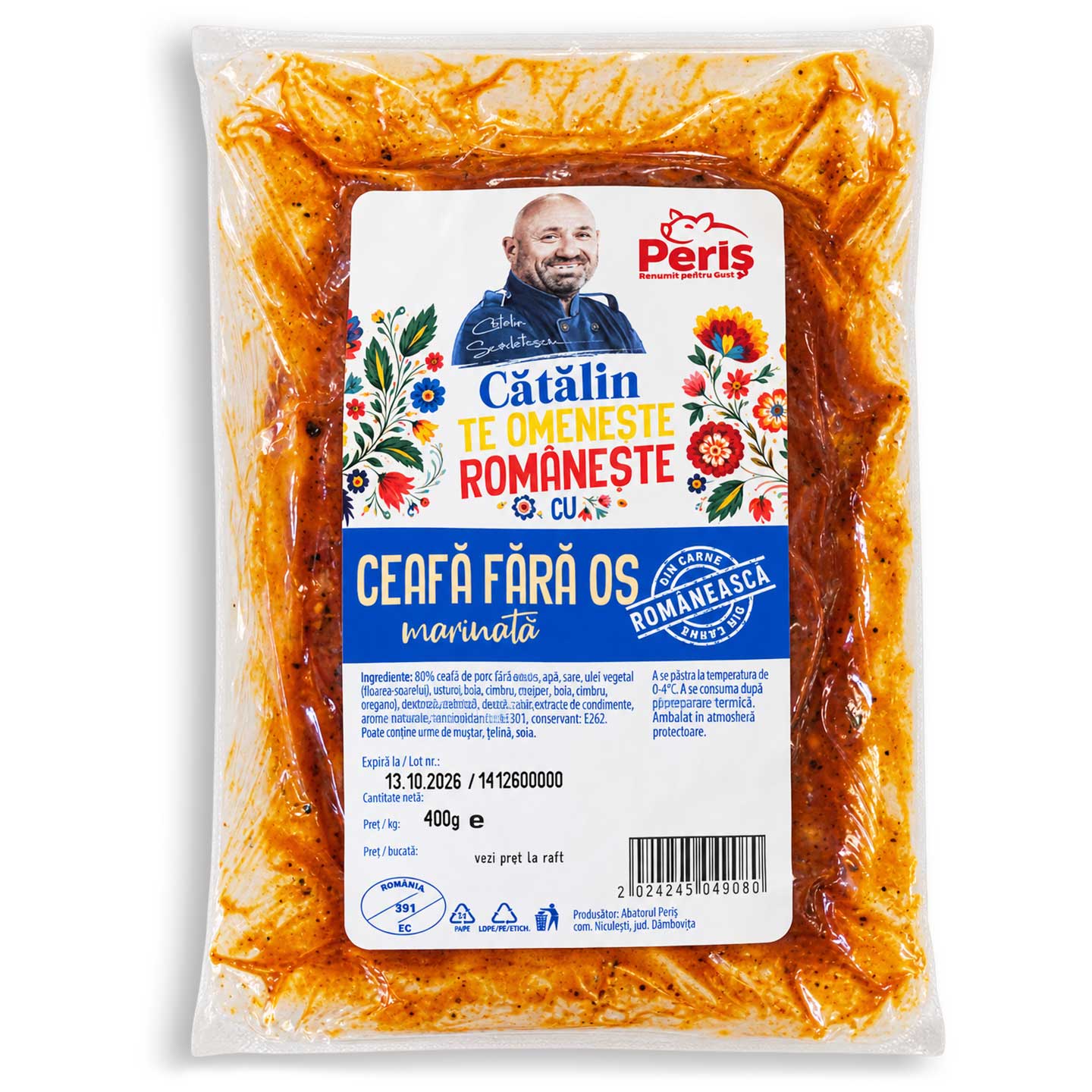 Ceafă marinată Scărlătescu 400g