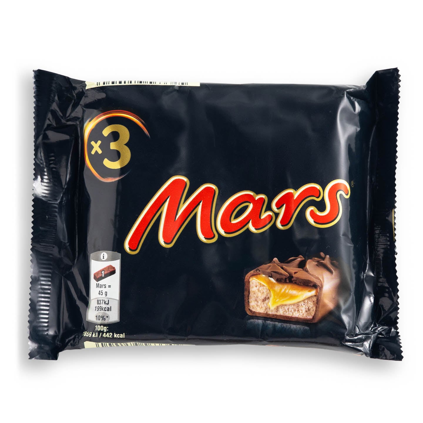 Baton cu ciocolată 3x45g Mars 
