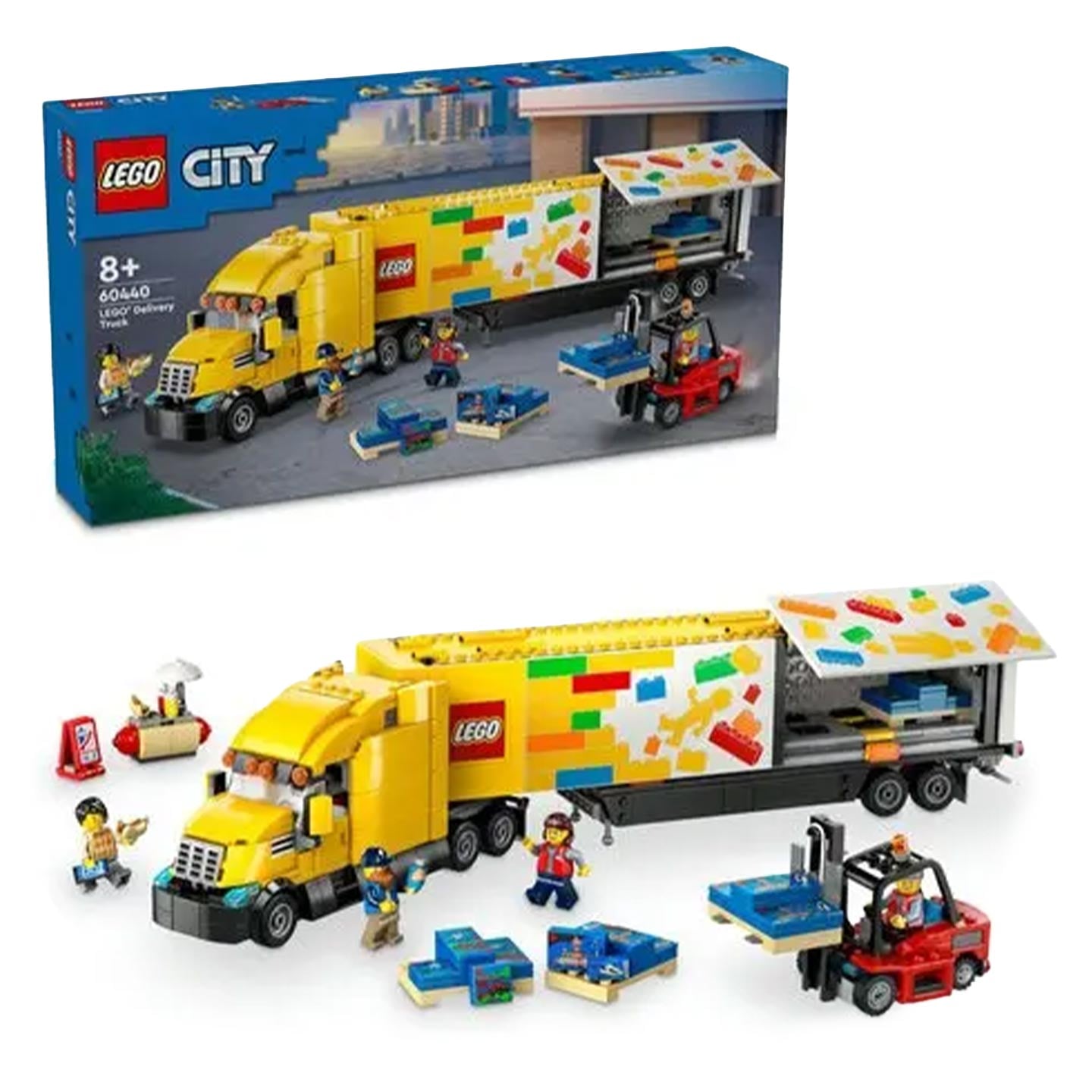  Camion de livrare galben, Lego 1044 piese 