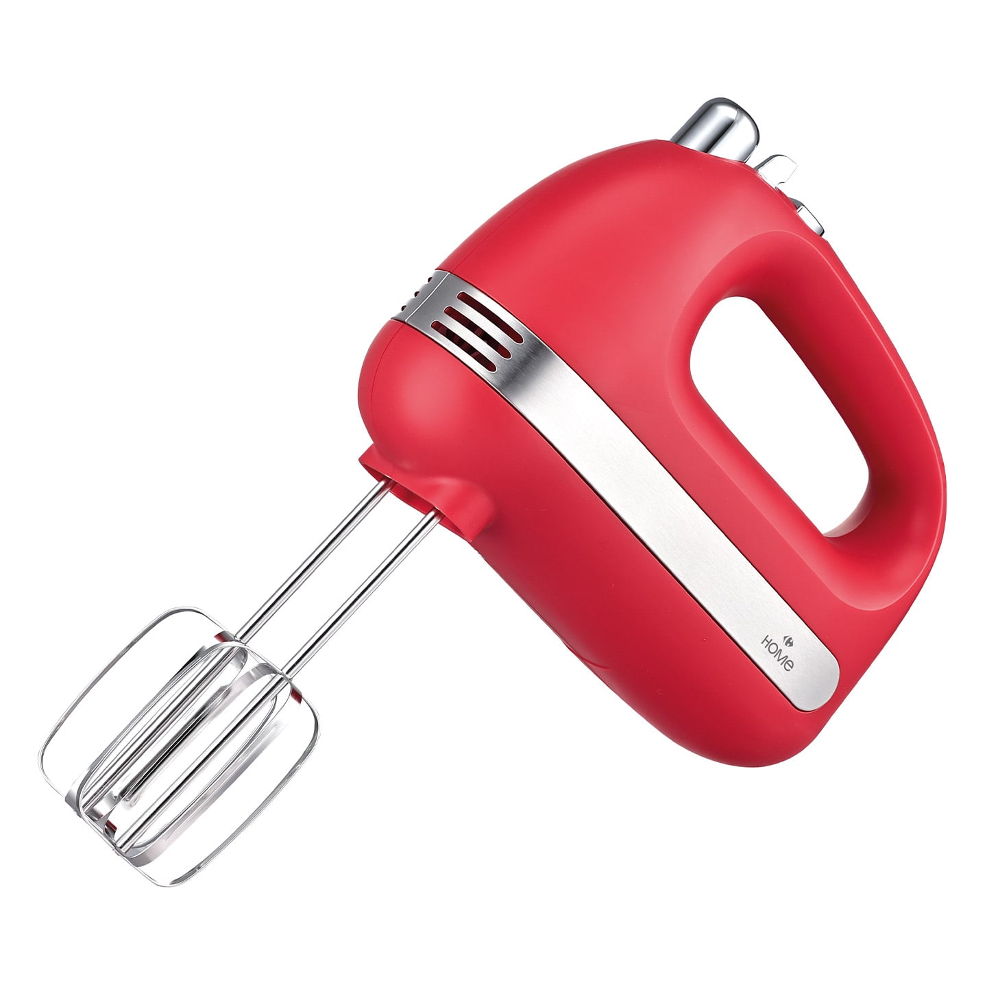 Mixer de mână Carrefour Home HHM400R-25, 5 viteze, 400 W, roșu