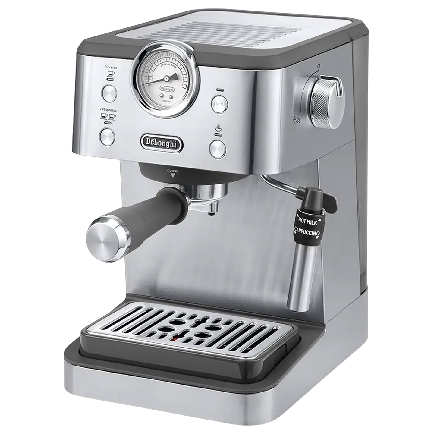 Espressor manual De'Longhi Classic EM450.M, 15 bar, 1.7 litri 1300 W, argintiu
