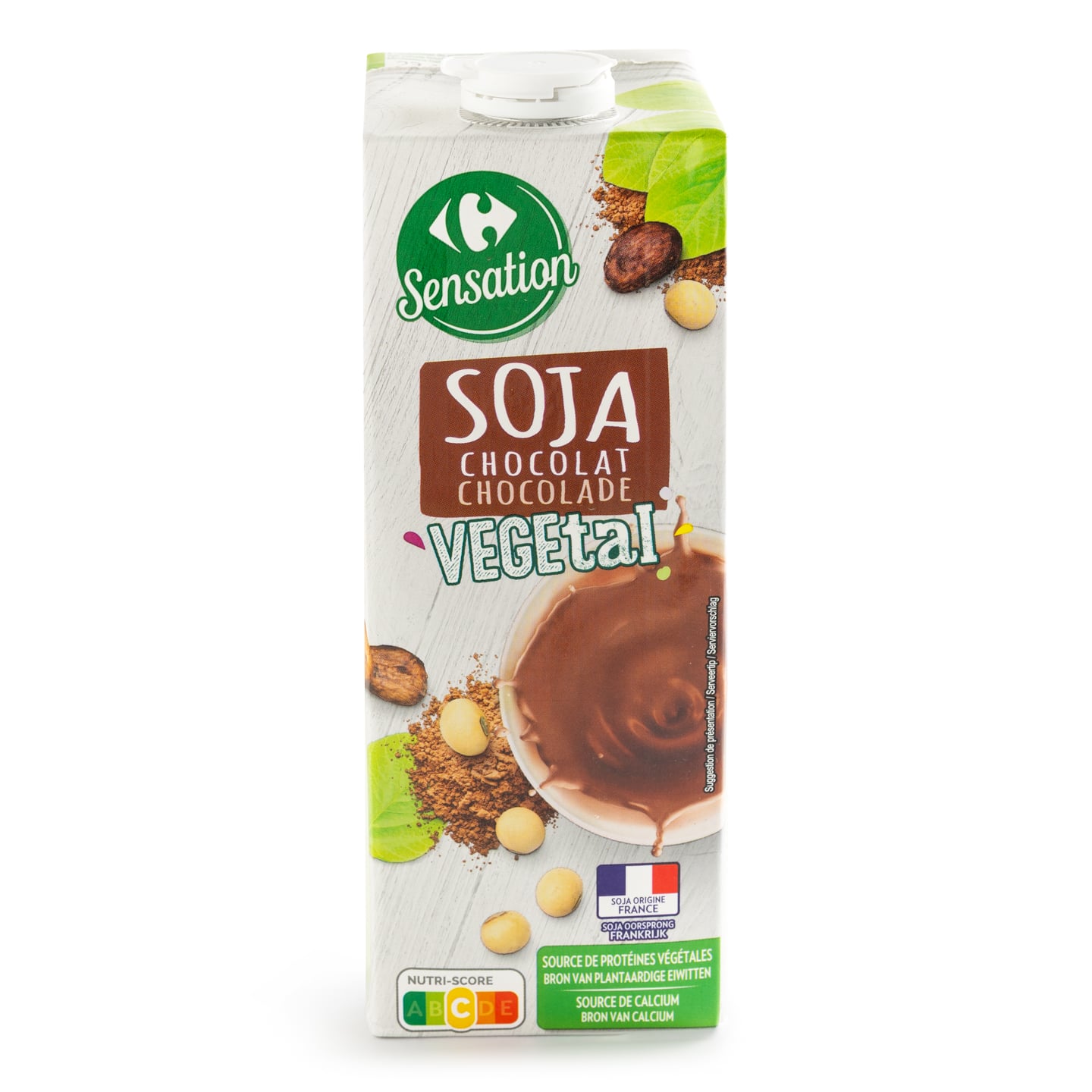 Băutură din soia cu ciocolată Carrefour Sensational 1L