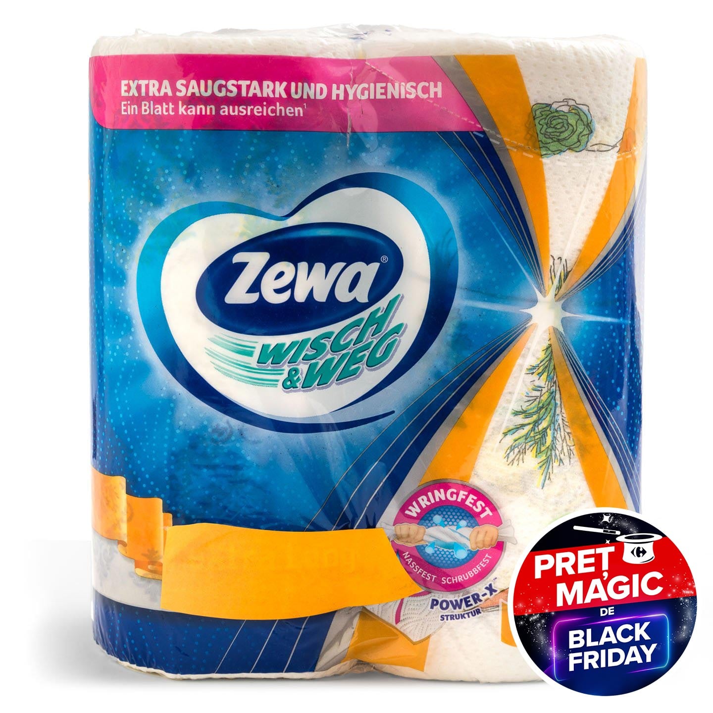 Role de bucătărie Wisch&Weg Design big, Zewa 2 straturi, 2 role