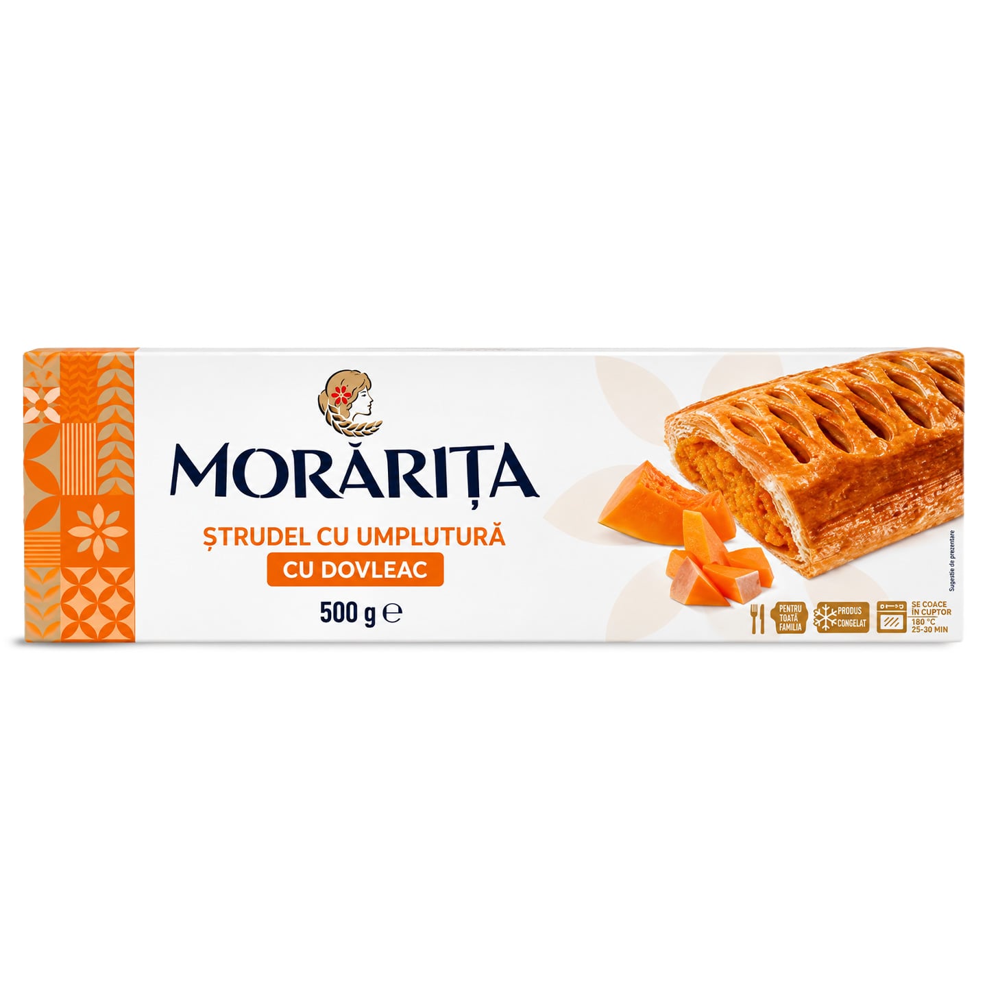Ștrudel cu dovleac Morărița 500g 