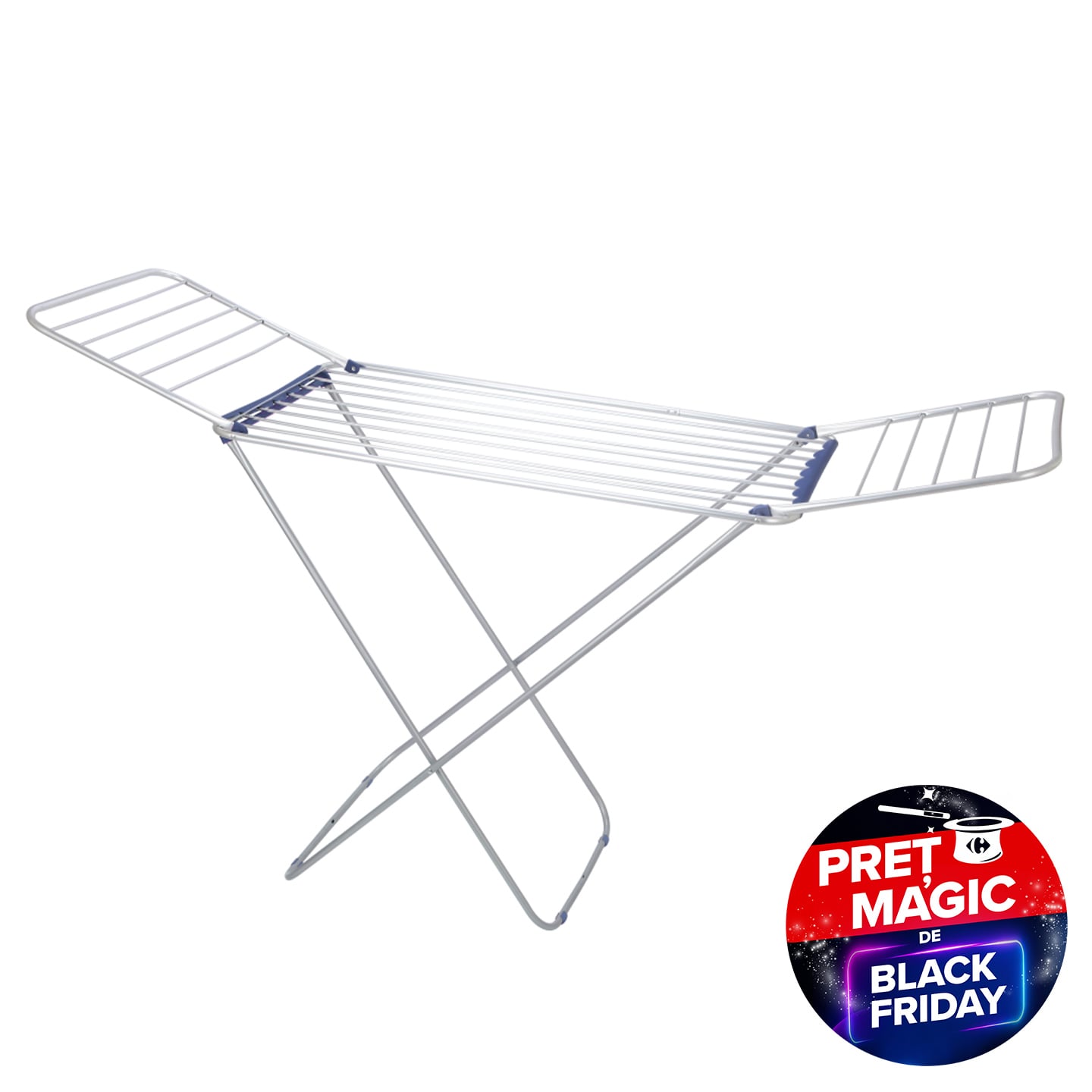 Uscător de rufe Eva 18 m, aluminiu Maison D'Amelie