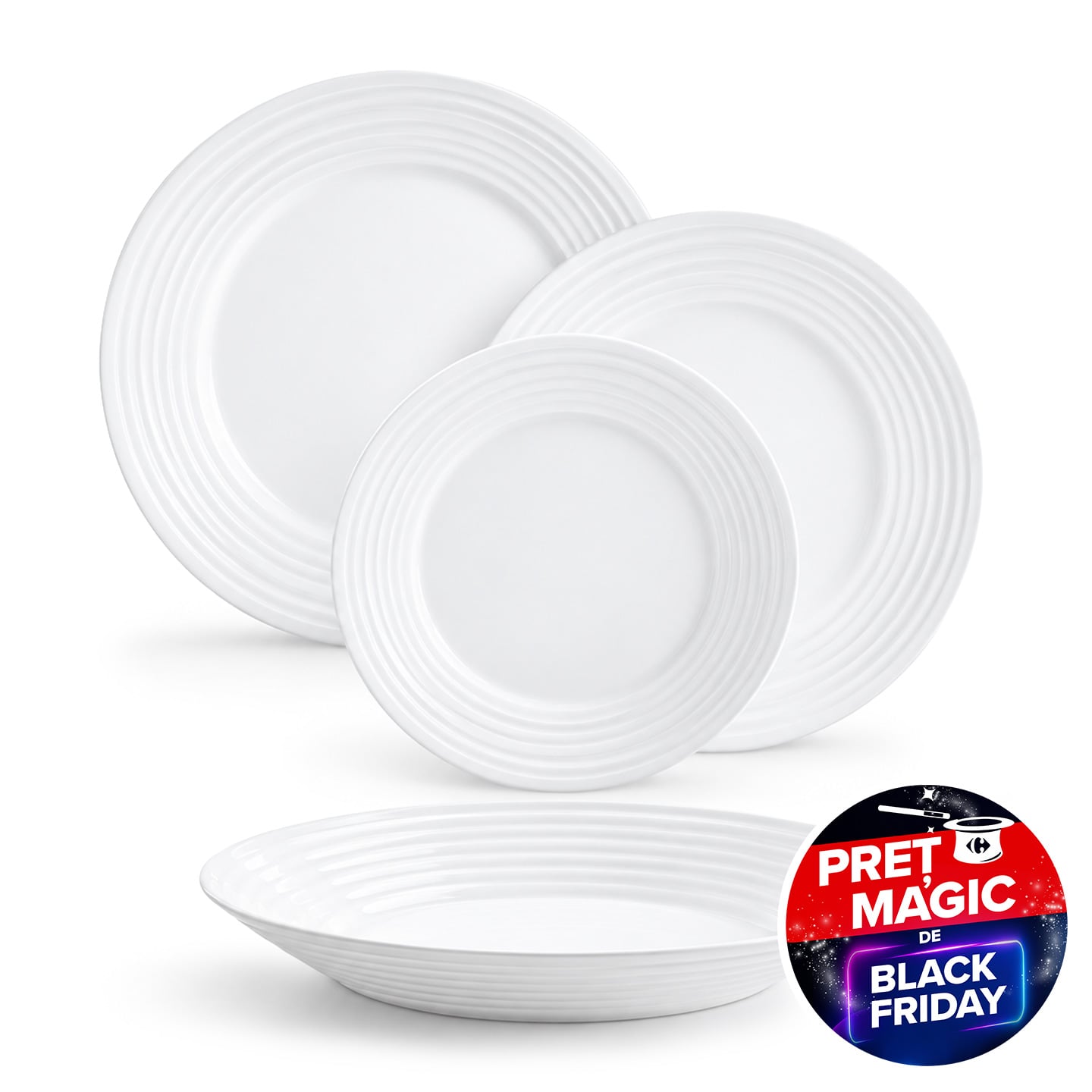 Set veselă x18 piese Harena Blanc Luminarc