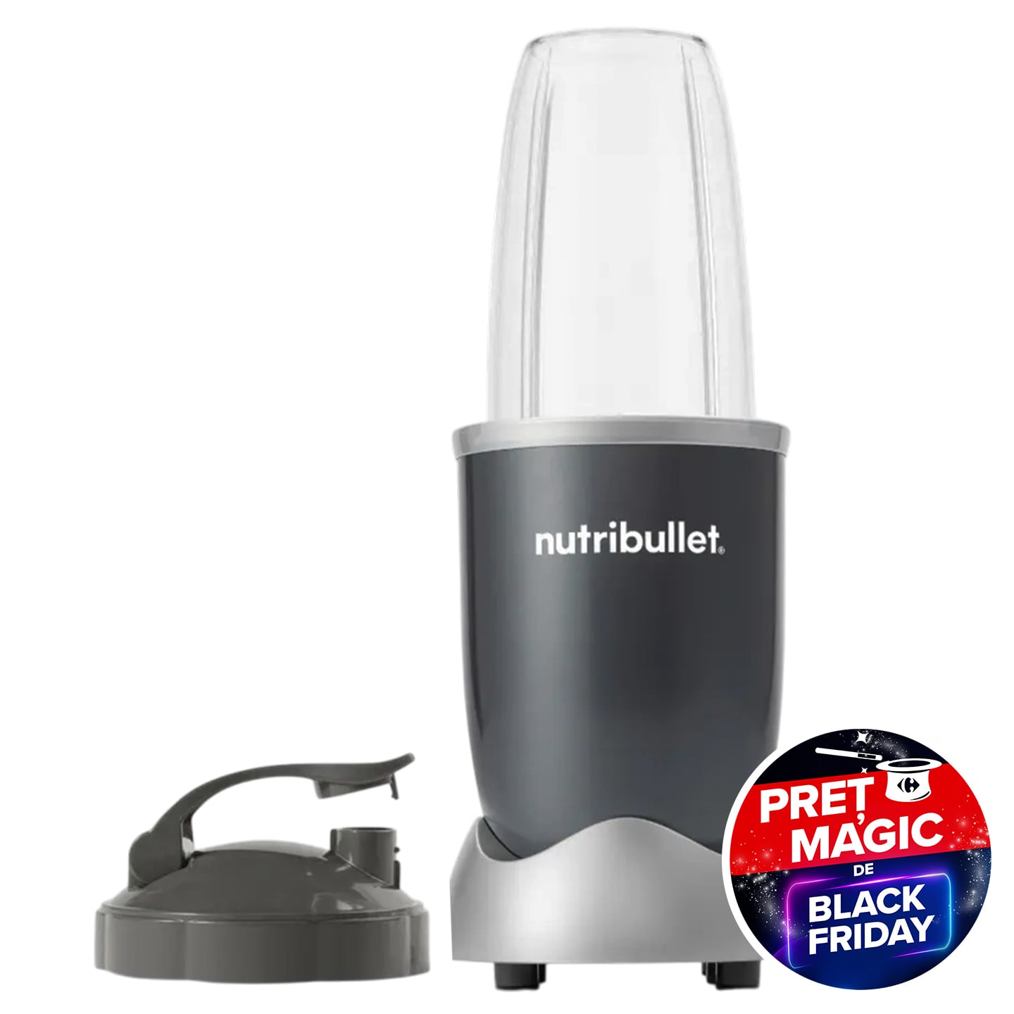 Blender Nutribullet NB614DG, 0.7 litri, 600 W, argintiu