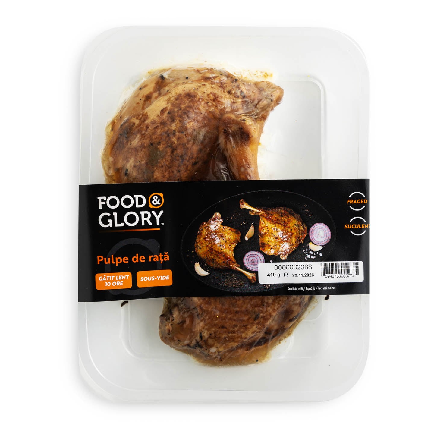 Pulpă de rață gătit lent Food & Glory 410g