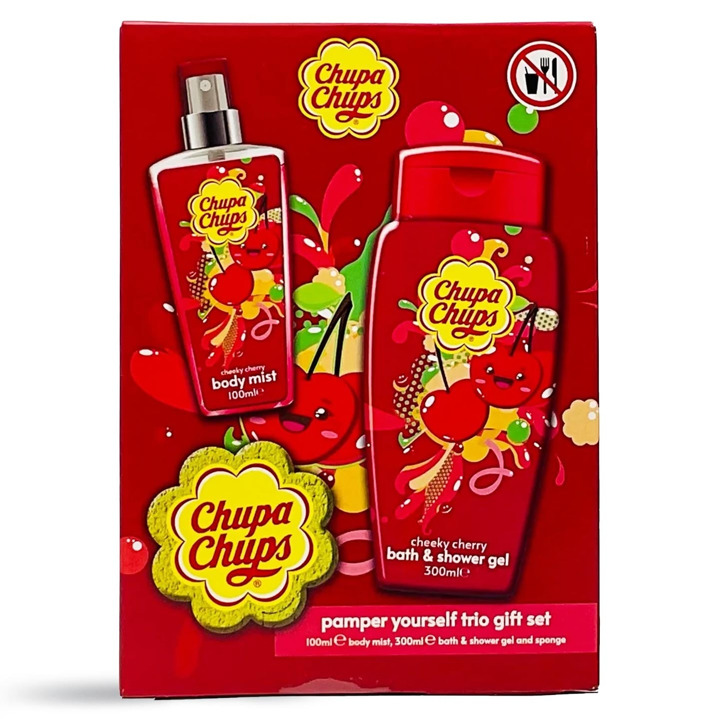 Set baie de copii cu aromă de cireșe Chupa Chups 300ml