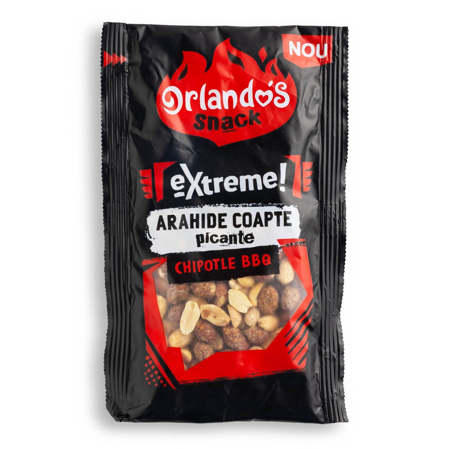 Arahide coapte picante chipotle BBQ Orlandos Extreme 100g