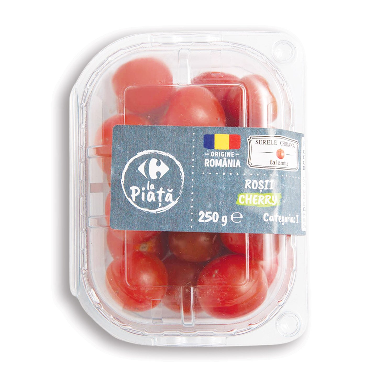 Roșii cherry Carrefour La Piață 100g 250g, calitatea I, calibru 20mm+