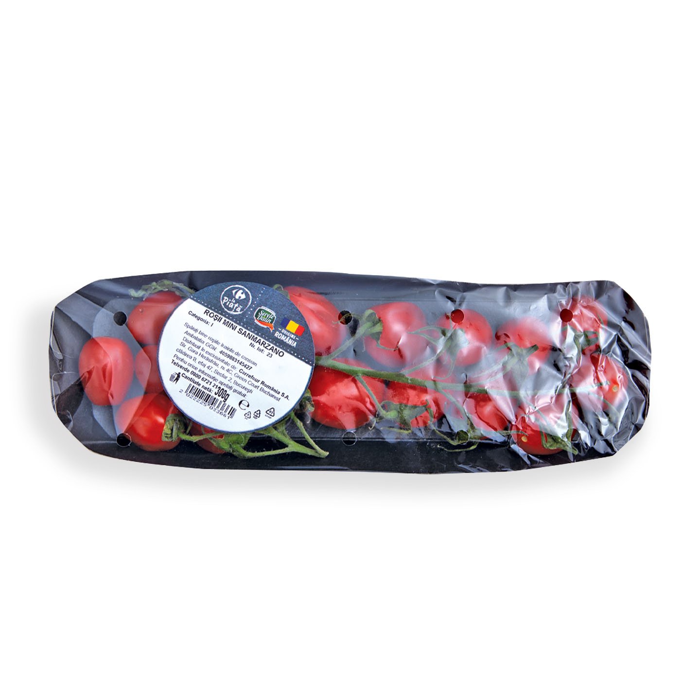 Roșii Sanmarzano Carrefour La Piață 300g, calitatea I