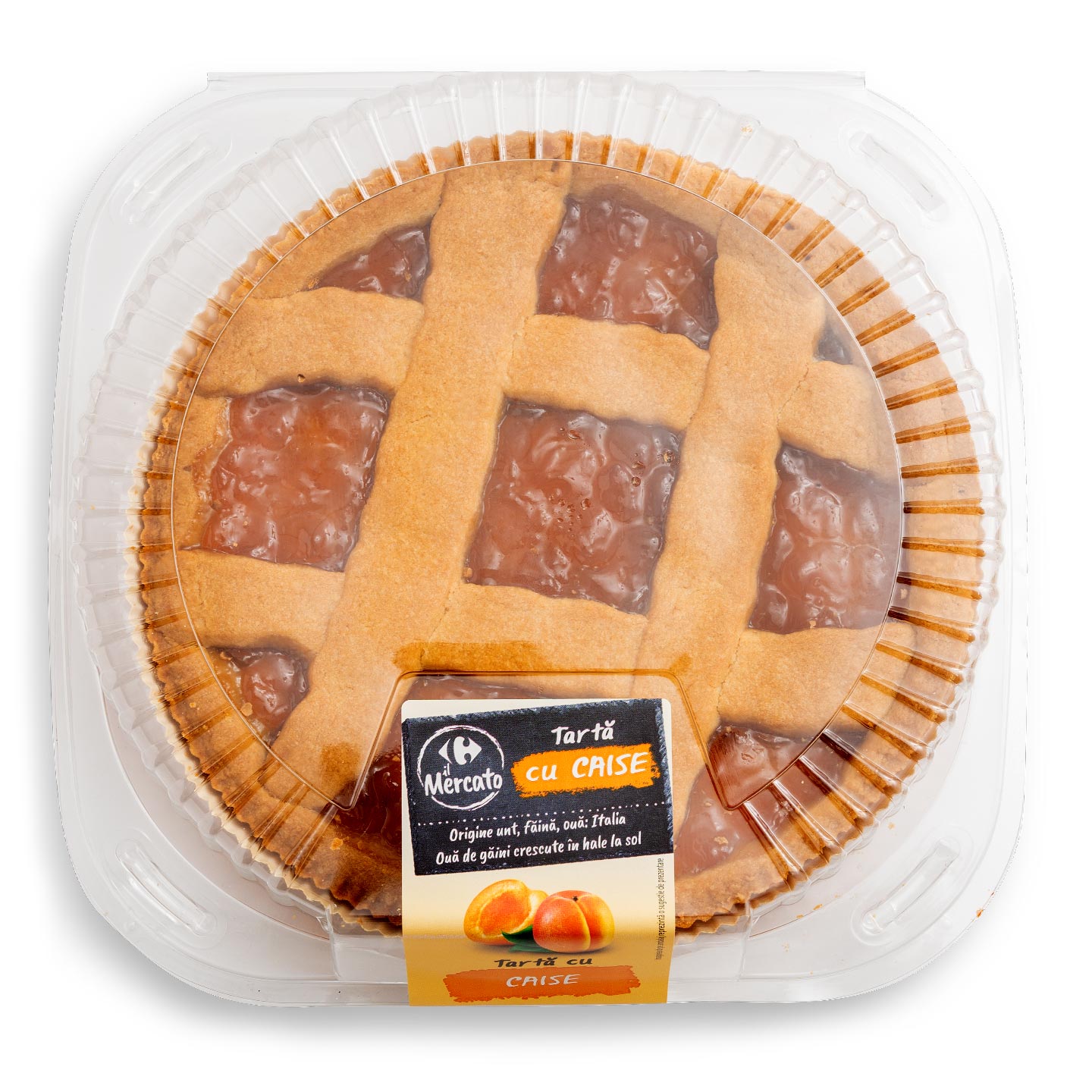 Tartă cu caise Carrefour 500g