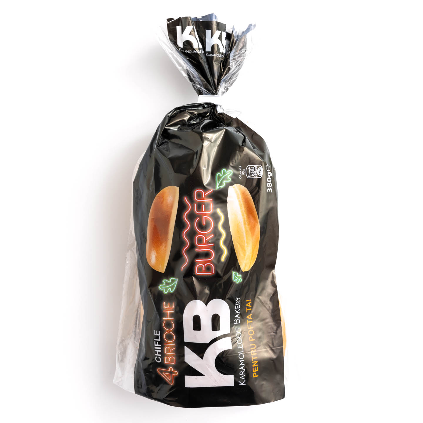 Chiflă Burger Brioche KB 380g