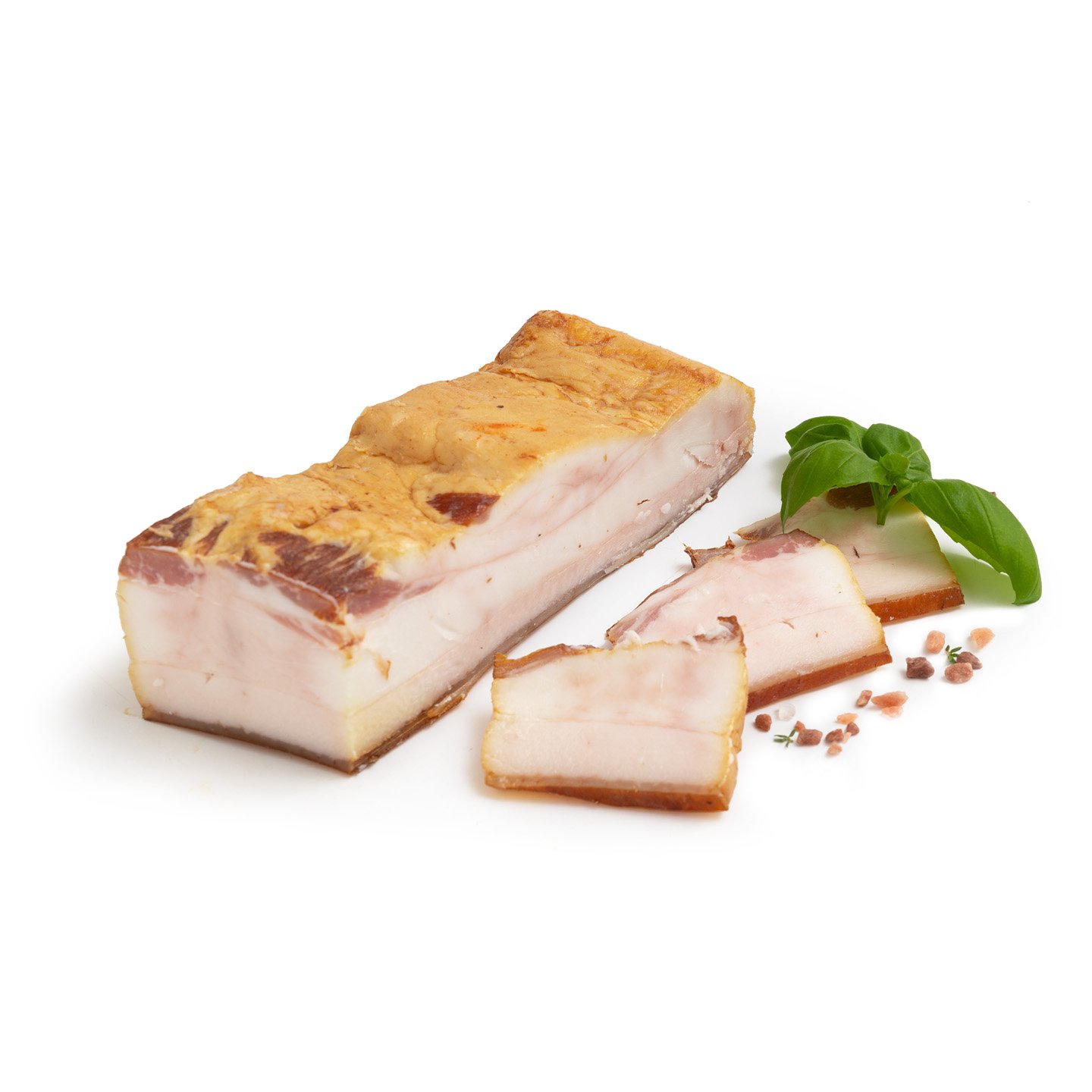Slănină de porc, afumată per 100g