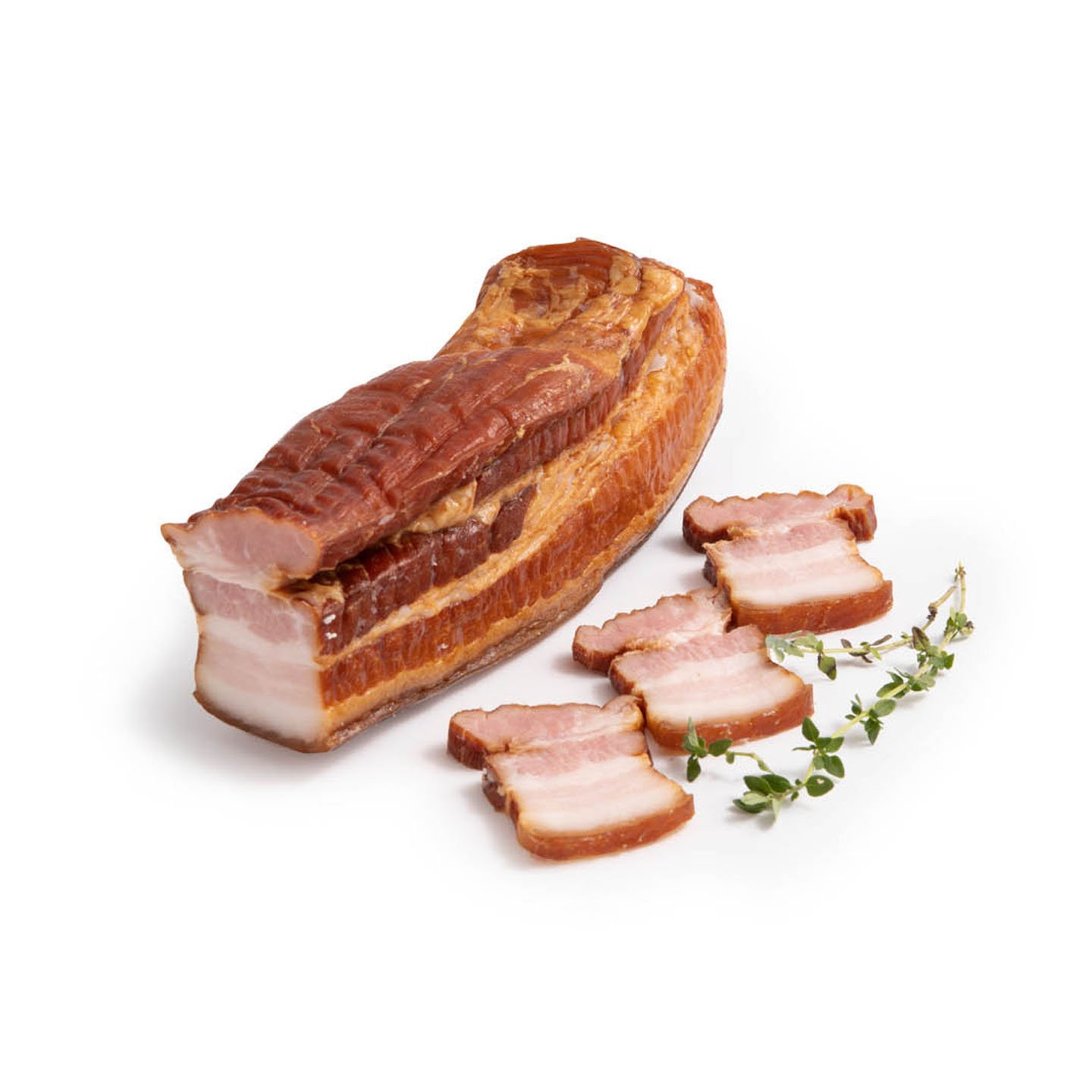 Piept afumat de porc per 100g