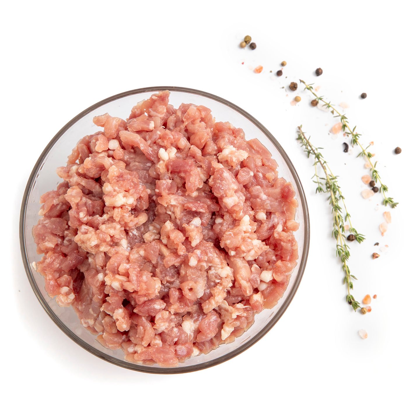 Carne tocată din spată de porc per 100g