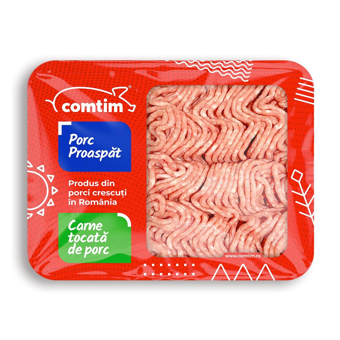 Carne tocată de porc Comtim per 100g