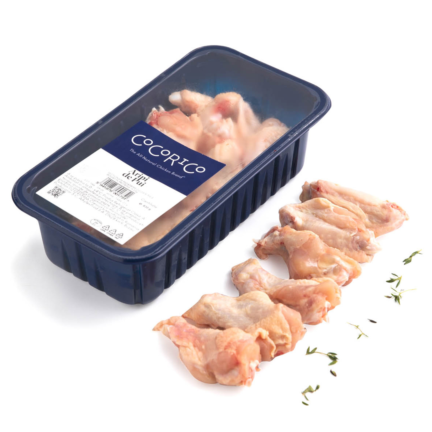 Aripi secționate de pui Cocorico 630g