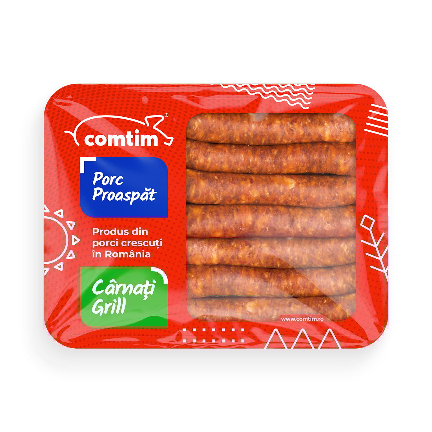 Cârnați Grill picanți Comtim 500g