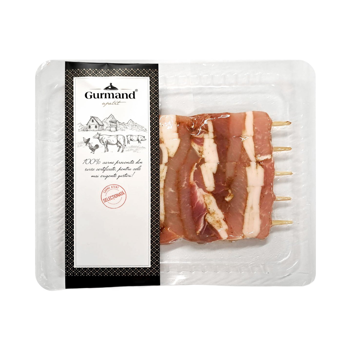 Frigărui marinate de porc Gourmand 240g