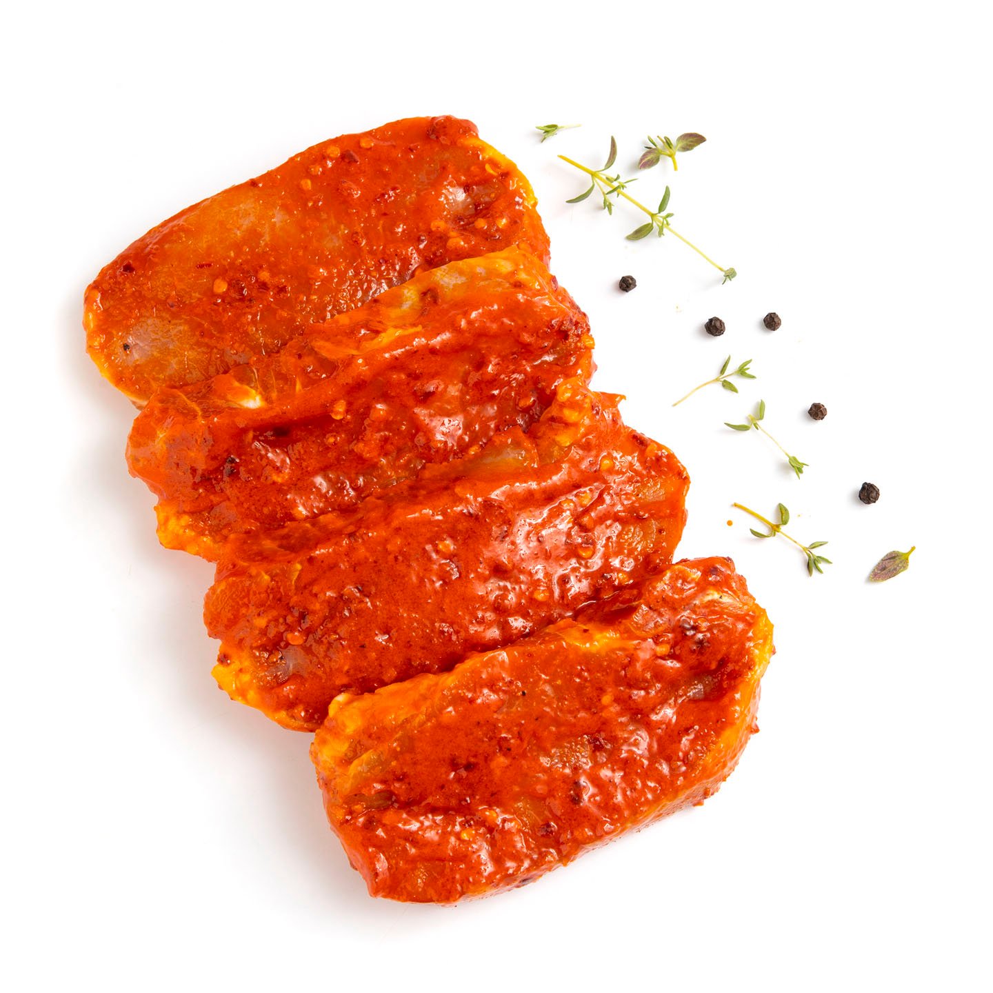 Cotlet dezosat de porc, marinat Carrefour La Piață per 100g