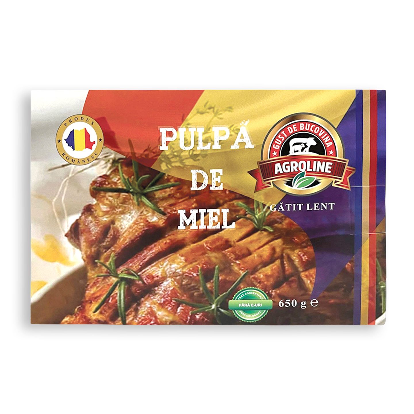 Pulpă de miel, gătită lent Agroline 650g