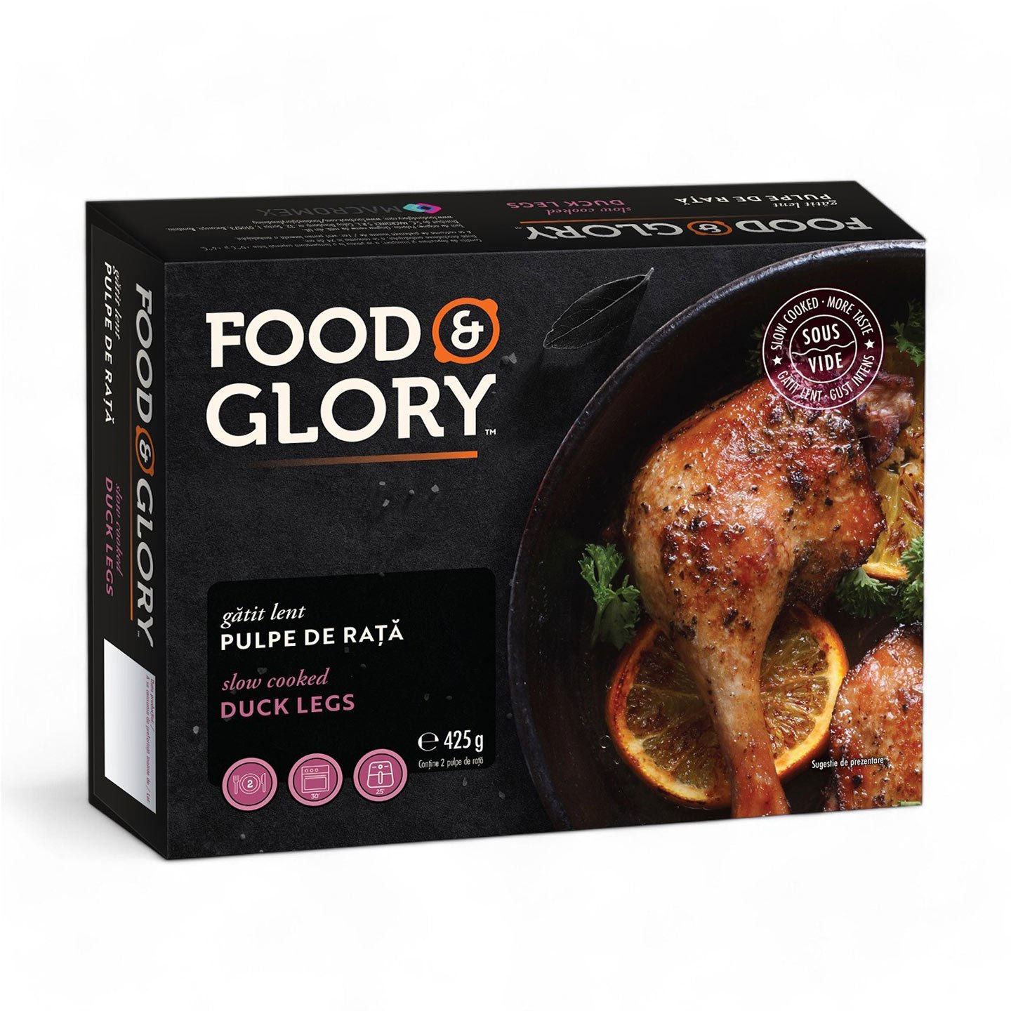 Pulpe de rață, gatite lent Food & Glory 425g