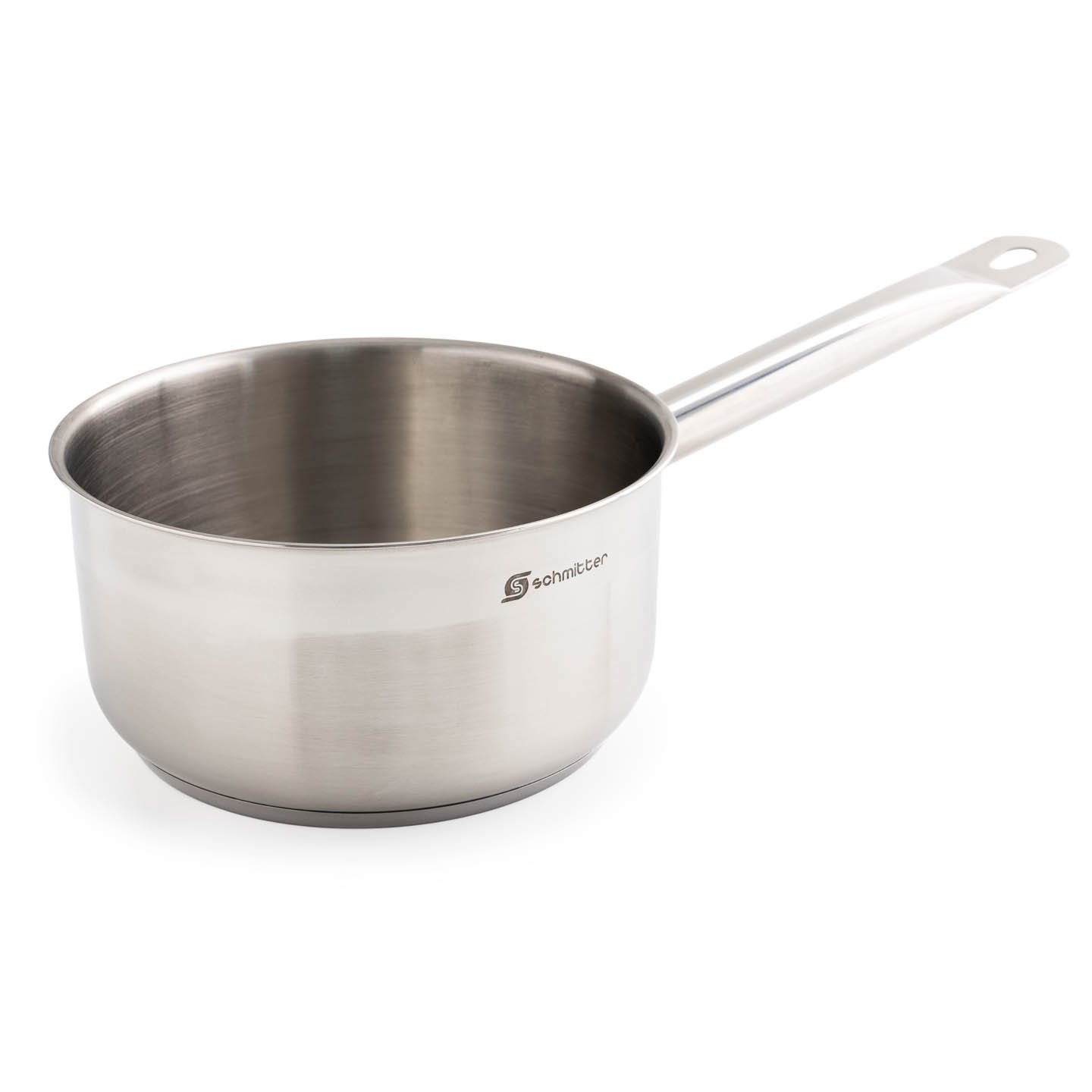 Cratiță inox cu coadă 2.5L/18 cm