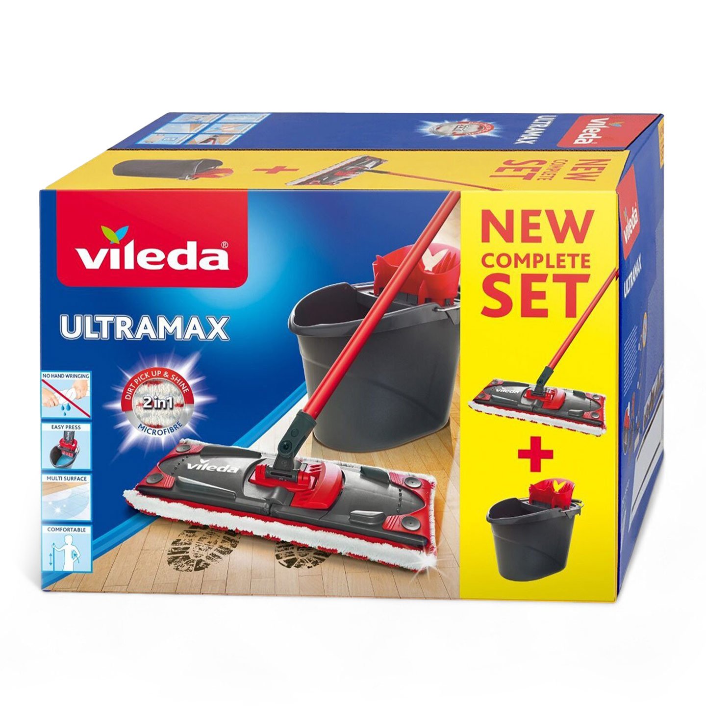 Set pentru curățenie cu mop și găleată Ultramax Vileda