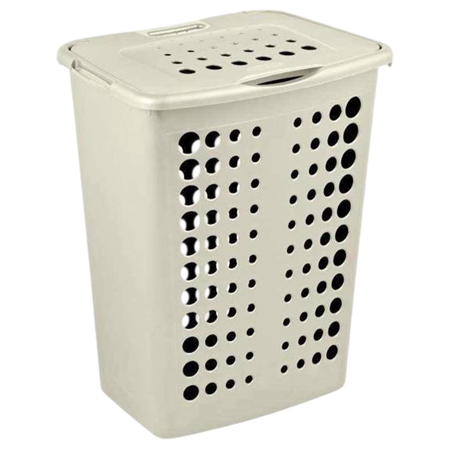 Coș de rufe Curver Victor, plastic, 40 L, 50 x 39.7 x 29.9 cm, Alb