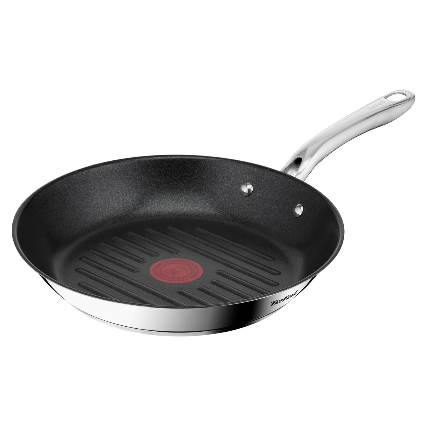 Tigaie grill Infinite, oțel inoxidabil, 26 cm, argintiu Tefal