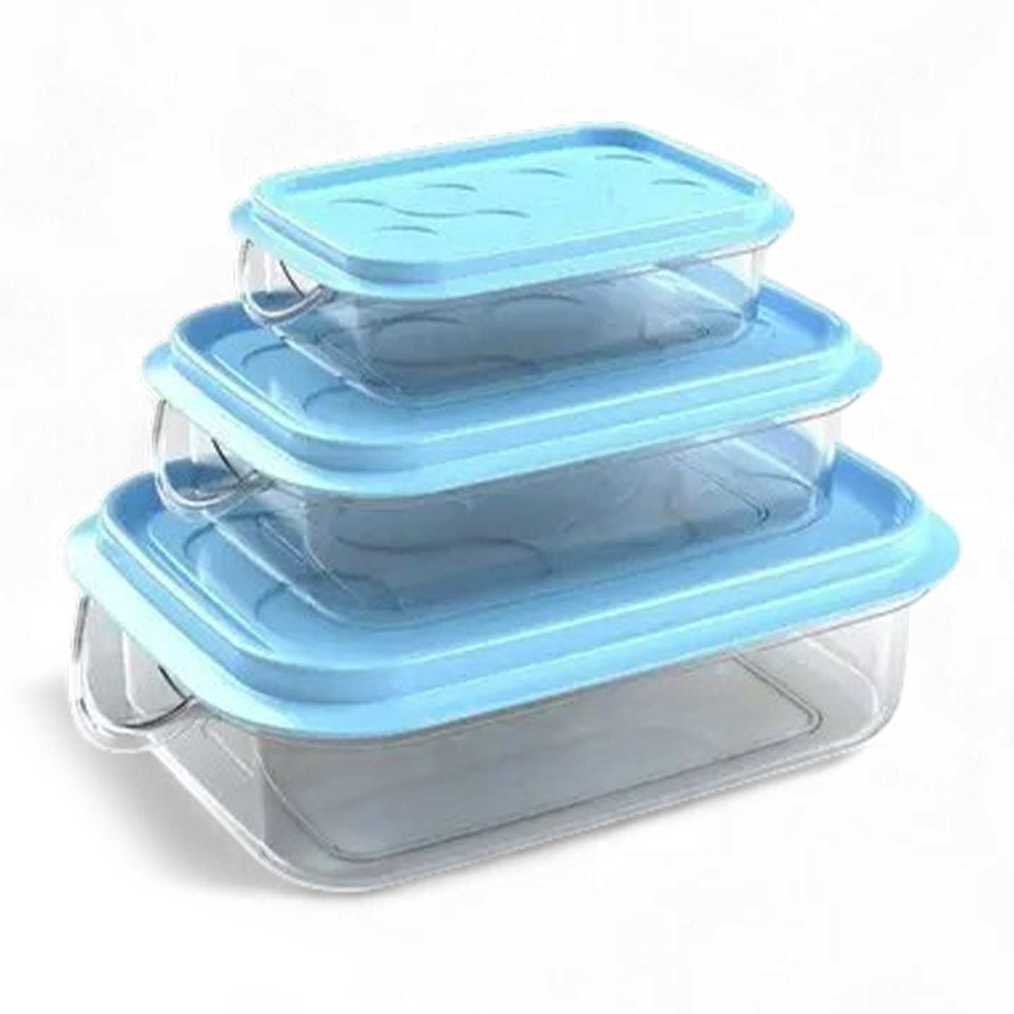 Set 3 cutii alimentare 0.45/1/2.2L 