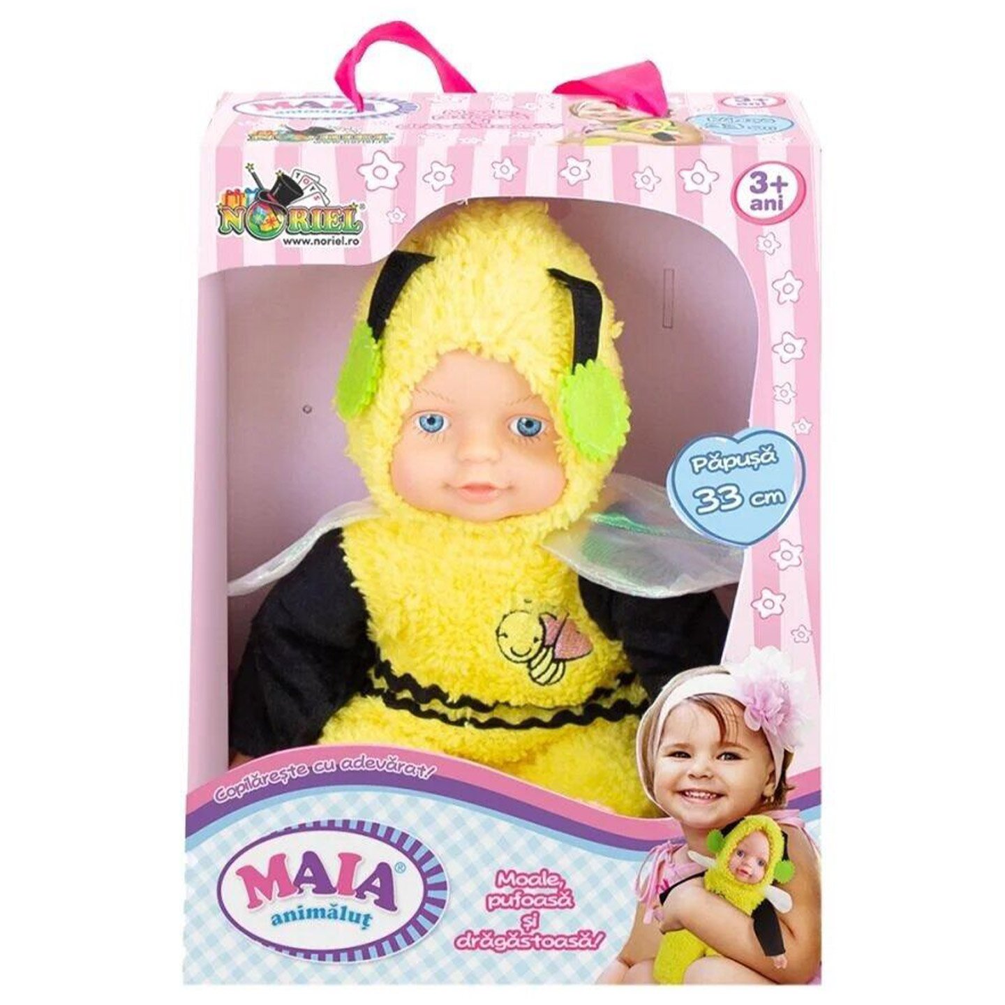 Papușa Maia albinuța Noriel, 33 cm