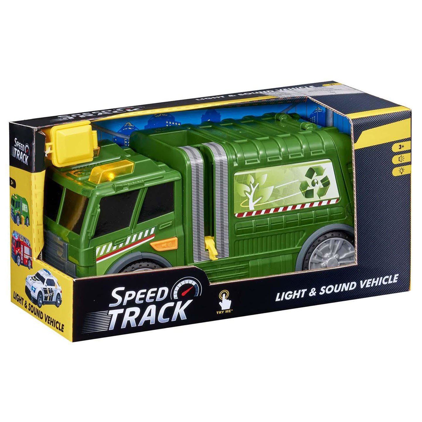 Mașină de gunoi cu lumini și sunete Speed Track