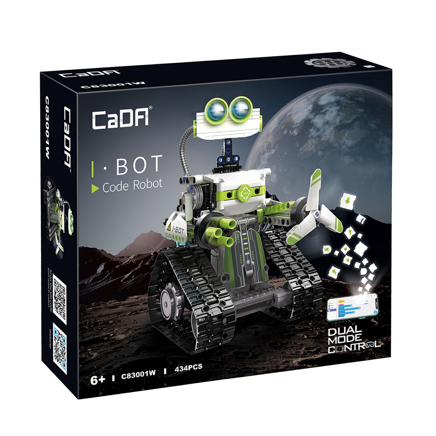 Robot CaDA, 434 piese Carrefour