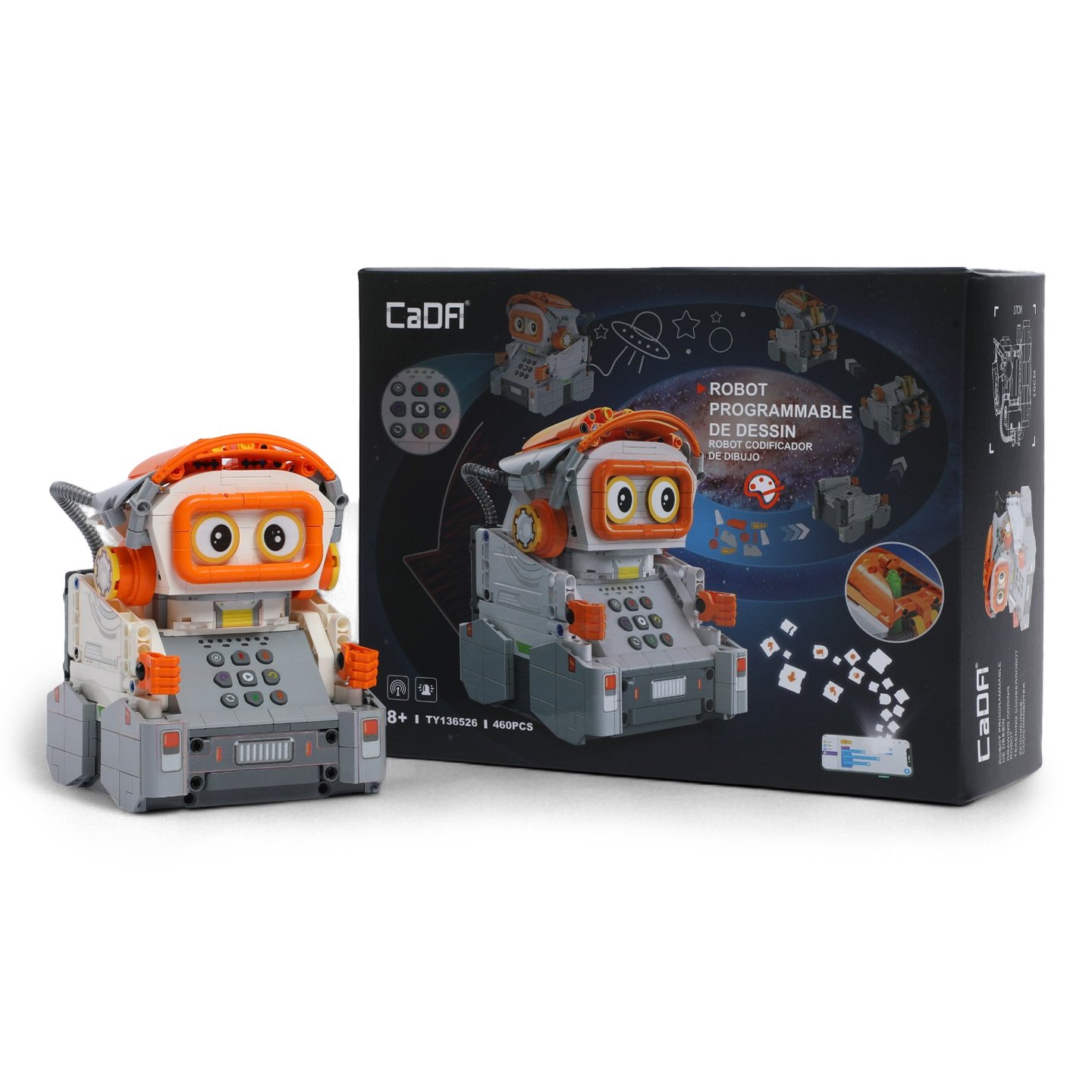 Robot PiccasBOT, 460 piese Carrefour